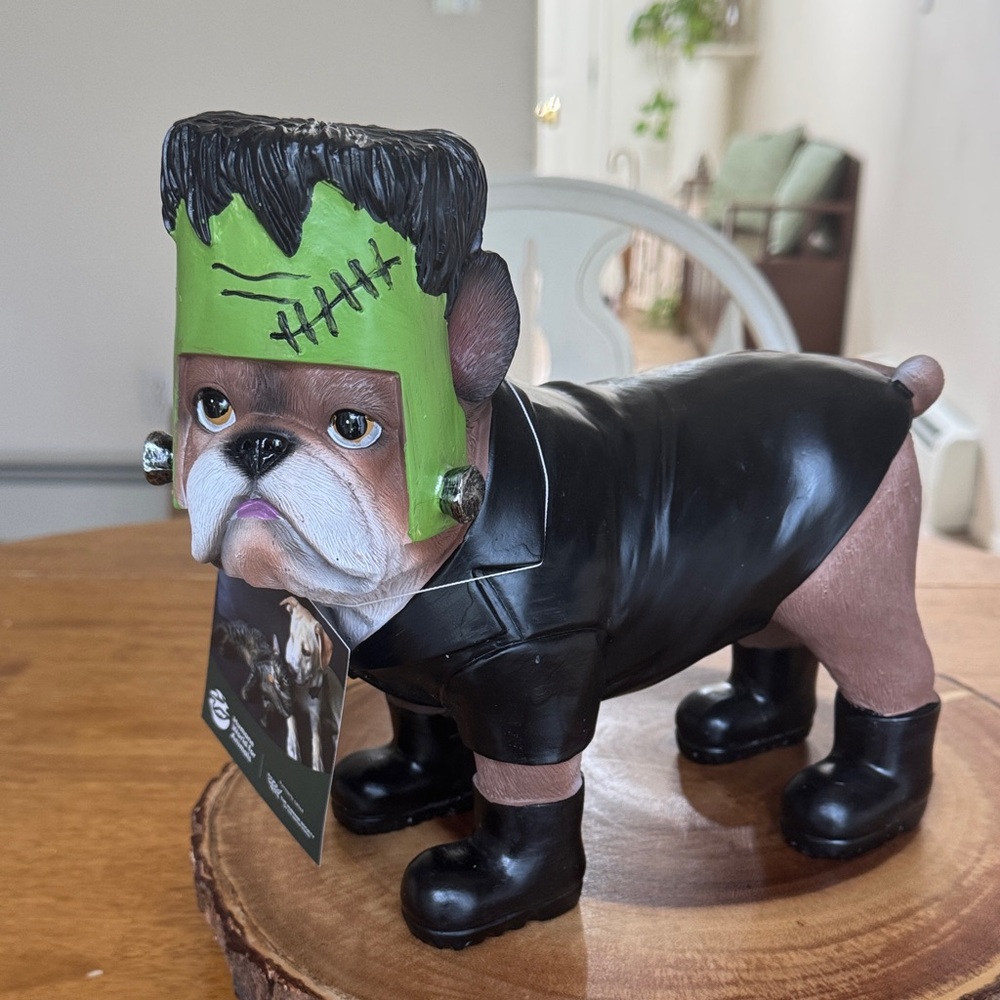 Frankenstein Halloween French Bulldog Decoration for Sale!